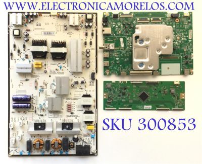KIT PARA TV LG NANOCELL 4K·UHD·HDR / MAIN EBT66707301 / EAX69462005 / 66707301 / T-CON 6871L-6102D / 6102D / 6870C-0834B / FUENTE EAY65895552 / LGP86NT-21U1 / 65895552 / 3PCR02852B / EPCD31CB1B / PANEL NC860TQF-AAKP1 / 86NAN075UPA / 86NANO75UPA